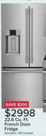 Leon's 22.6 Cu. Ft. French Door Fridge offer