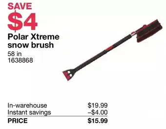Costco Polar xtreme snow brush offer