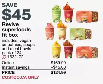 Costco Revive superfoods fit box offer
