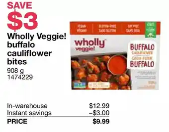 Costco Wholly veggie! buffalo cauliflower bites offer