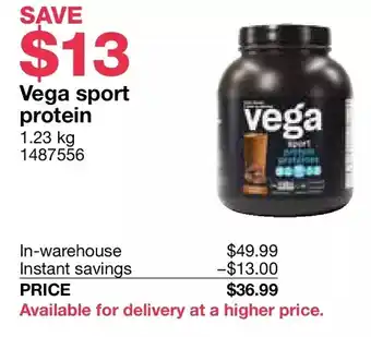Costco Vega sport protein offer