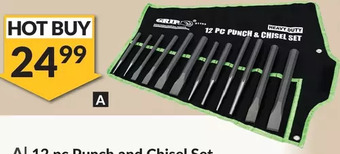 Princess Auto Grip 12 pc punch and chisel set offer