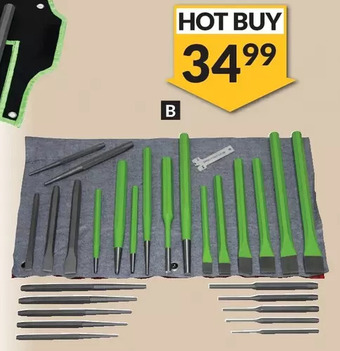 Princess Auto Grip 28 pc punch and chisel set offer