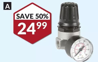 Princess Auto Ani 1/4 in. air pressure regulators with gauge offer