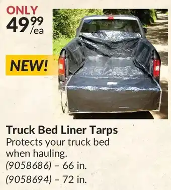 Princess Auto Truck bed liner tarps 66 in. | 72 in. offer