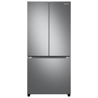 Best Buy Samsung 33" 17.5 cu. ft. counter-depth french door refrigerator with ice dispenser (rf18a5101sr) - ss offer