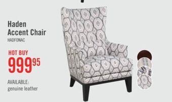 The Brick Haden fabric accent chair - onyx offer