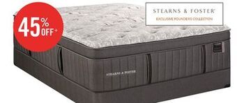 The Brick Stearns & foster founders collection derby county eurotop queen mattress offer
