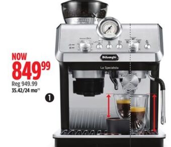 Canadian Tire Delonghi la specialista arte espresso machine offer