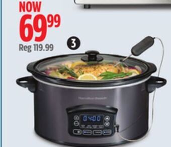 Canadian Tire Hamilton beach 6-qt set & forget defrost slow cooker offer