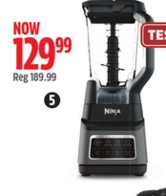 Canadian Tire Ninja professional plus blender with auto-iq offer