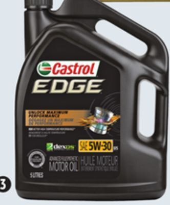 Canadian Tire Castrol edge titanium synthetic motor oil offer