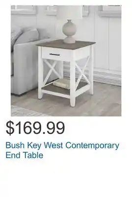 Costco Bush key west contemporary end table offer