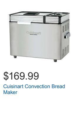 Costco Cuisinart convection bread maker offer