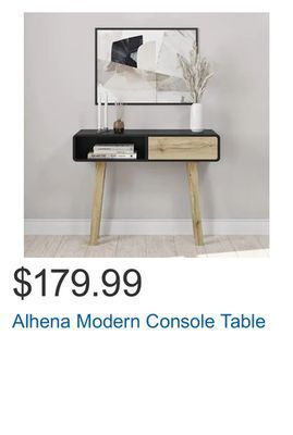 Costco Alhena modern console table offer