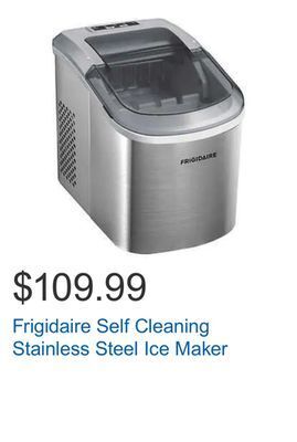 Costco Frigidaire self cleaning stainless steel ice maker offer