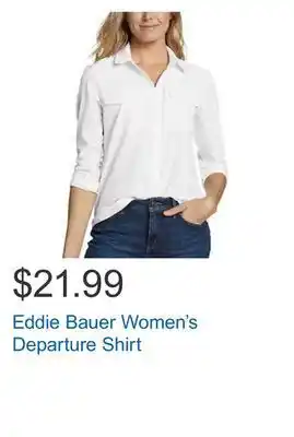 Costco Eddie bauer women's departure shirt offer