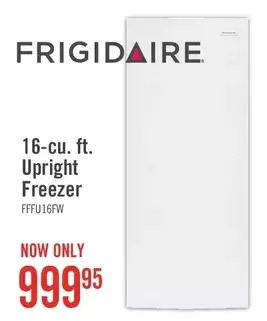 The Brick Frigidaire 16 cu. ft. upright freezer offer