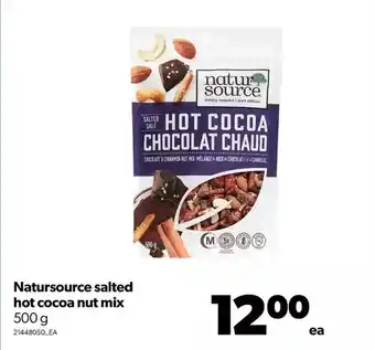 Real Canadian Superstore Natursource salted hot cocoa nut mix offer