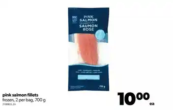 Real Canadian Superstore Pink salmon fillets offer