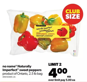 Real Canadian Superstore No name naturally imperfect sweet peppers offer