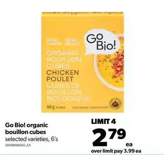 Real Canadian Superstore Go bio! organic bouillon cubes offer