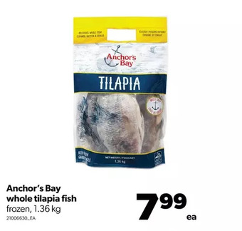Real Canadian Superstore Anchor's bay whole tilapia fish offer