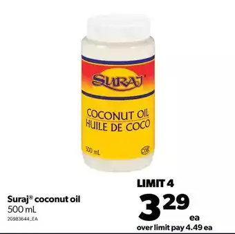 Real Canadian Superstore Suraj coconut oil offer