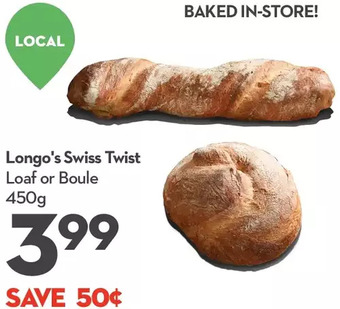 Longo's Longo's swiss twist offer