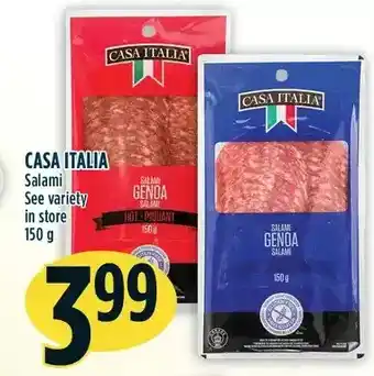 Marché Adonis Casa Italia salami offer