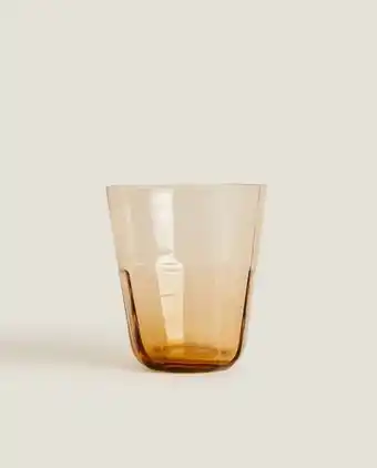 ZARA HOME Raised design glass tumbler offer