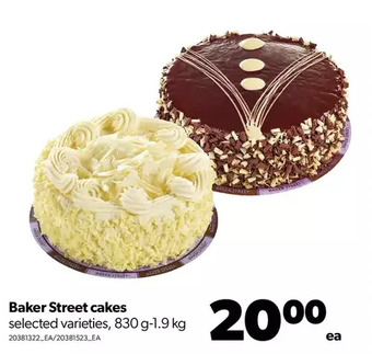Real Canadian Superstore Baker street cakes offer