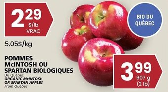 Rachelle-Bery Grocery Organic McIntosh or Spartan Apples offer