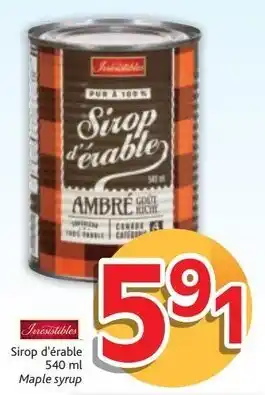 Brunet Sirop d'érable Maple Syrup 540ml offer