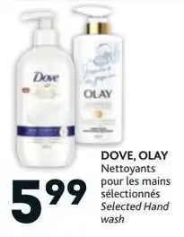 Brunet Dove, Olay Hand Wash offer