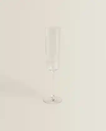 ZARA HOME Straight crystalline sparkling wine flute offer