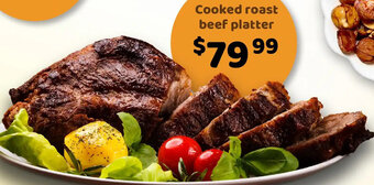 Marché Adonis Cooked Roast Beef Platter offer