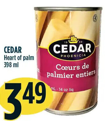 Marché Adonis Cedar Heart Of Palm 398ml offer