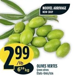 Marché Adonis Olives Vertes offer
