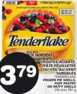 IGA Croûtes A Tarte, Pate Feuilletée Ou Vol-Au-Vent Surgelés 397g offer