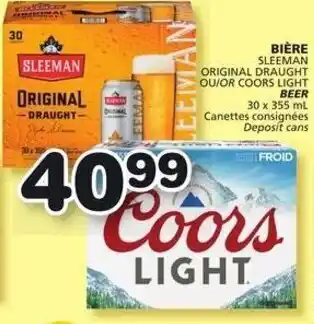 IGA Biére 30 x 355ml offer