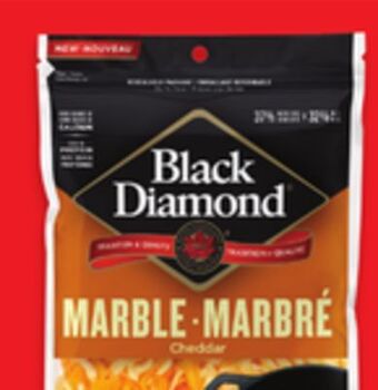Walmart Black diamond cheese block 400 g or shreds 320 g offer