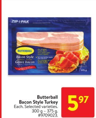 Walmart Butterball bacon style turkey offer