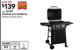 Lowe's Grill chef propane gas barbecue offer