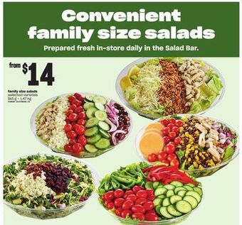 Loblaws Family size salads, 915 g - 1.47 kg offer