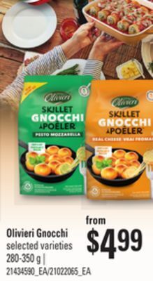 Independent Grocer Olivieri gnocchi, 280-350 g offer