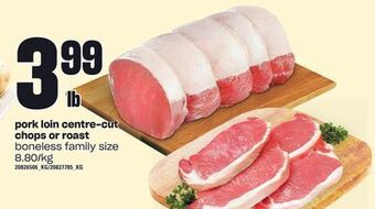 Independent Grocer Pork loin centre-cut chops or roast offer