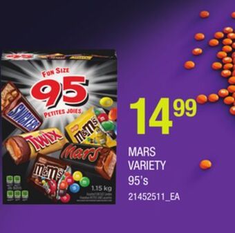 Independent Grocer Mars variety, 95's offer