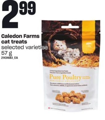 Independent Grocer Caledon farms cat treats, 57 g offer