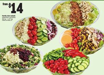 Independent Grocer Family size salads, 915 g - 1.47 kg offer